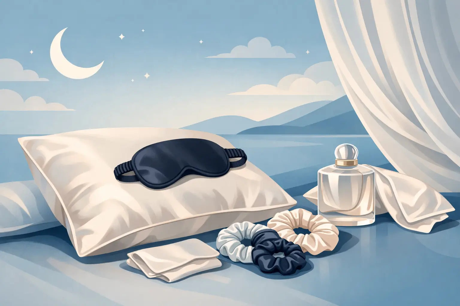 Les meilleurs accessoires de sommeil en soie