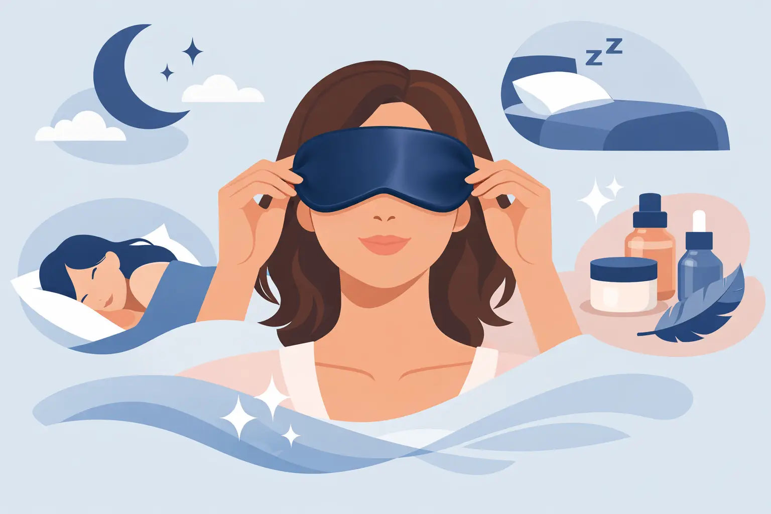 Masque nuit soie: le geste qui change tout Image