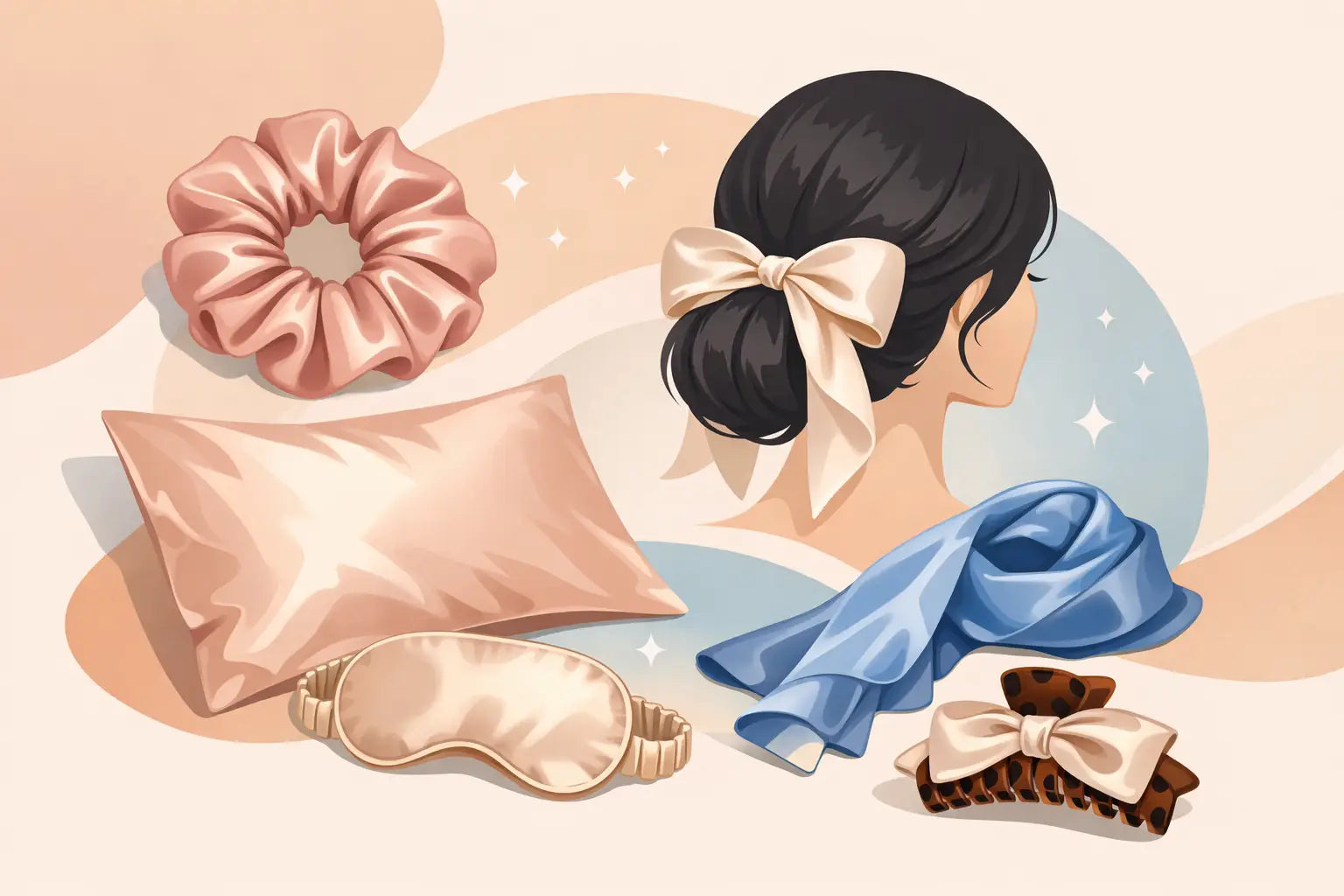 Quels accessoires en soie pour cheveux choisir ? Image