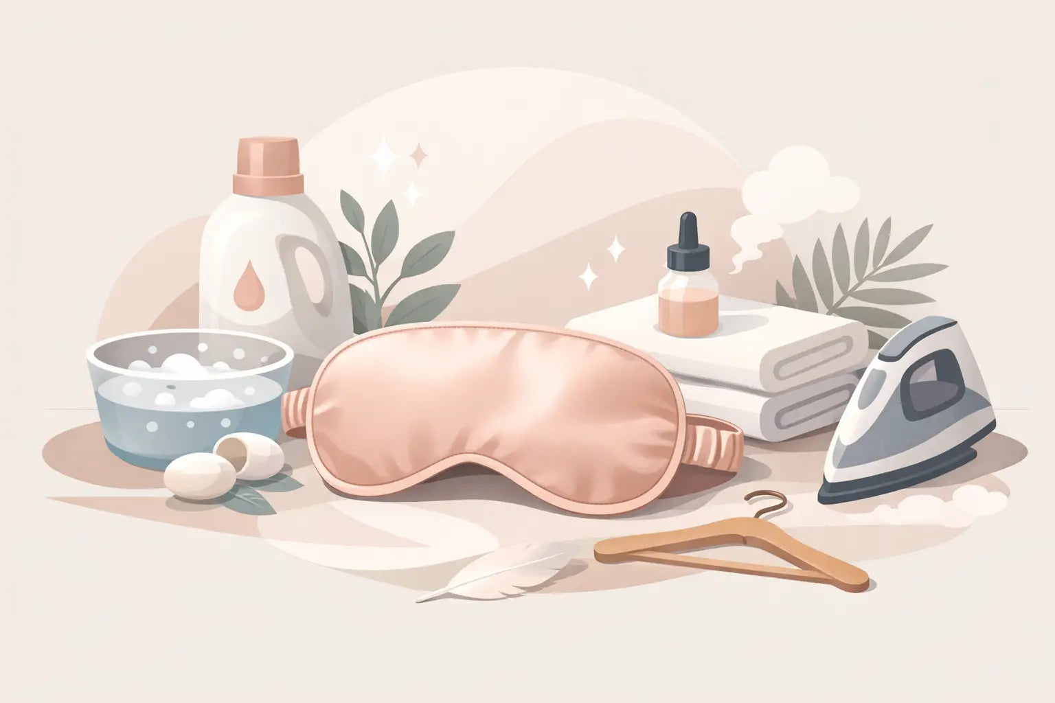 Comment entretenir un masque en soie durablement