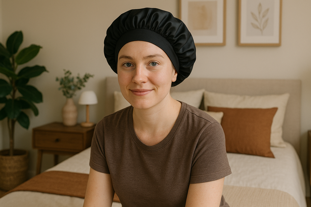 Bonnet de Nuit en Soie
