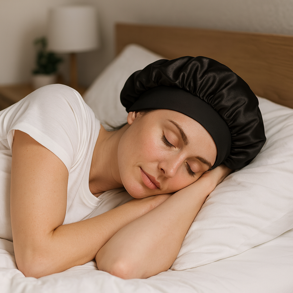 Bonnet de Nuit en Soie