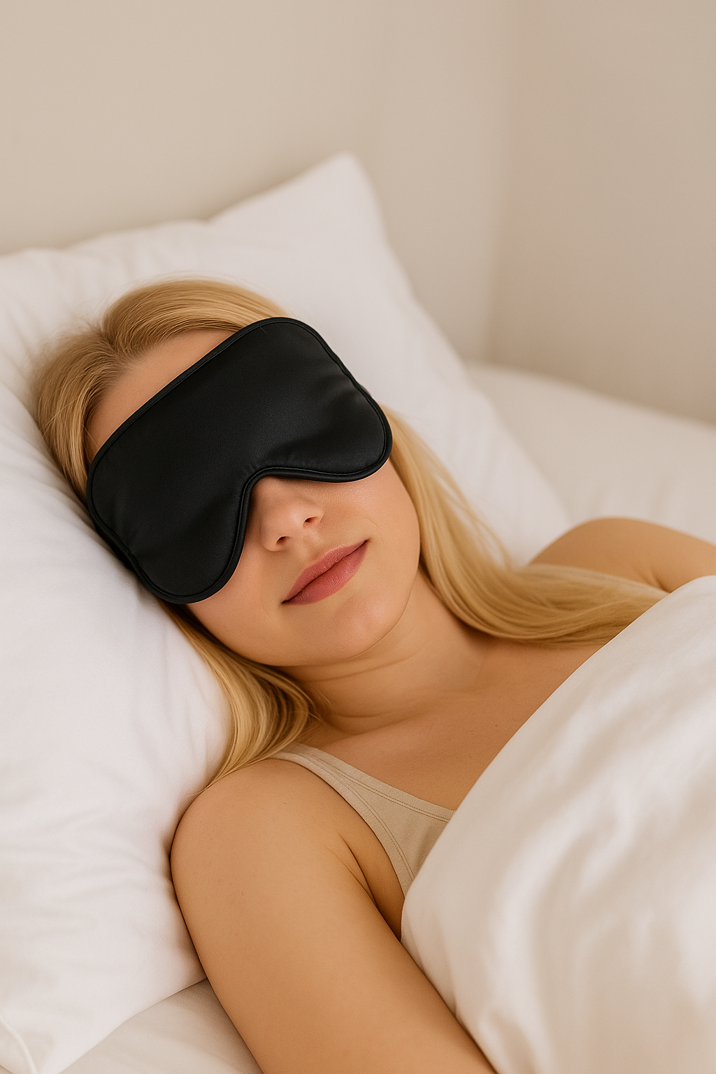 Masque de Nuit En Soie de Mûrier