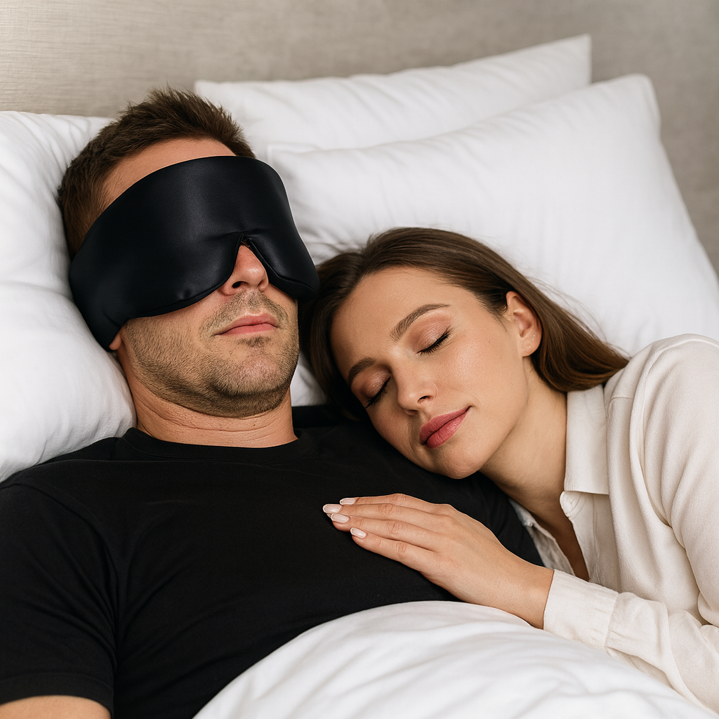Masque de Nuit En Soie de Mûrier