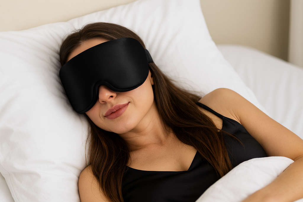 Masque de Nuit En Soie de Mûrier